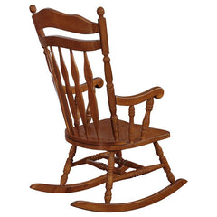 Aylin Solid Wood Rocking Chair Medium Brown - 600187