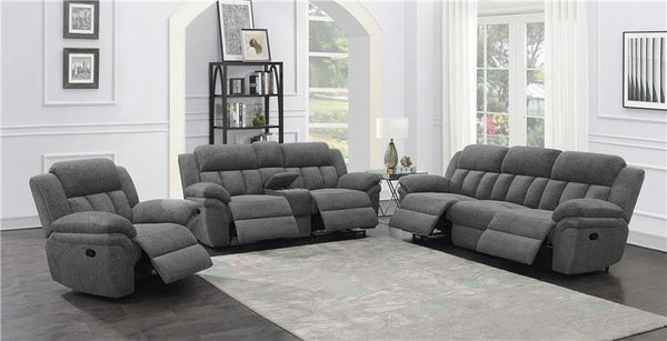 Bahrain Upholstered Motion Sofa Charcoal - 609541