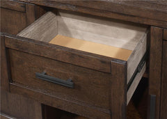 Reynolds 2-door Dining Sideboard Server Brown Oak - 107595