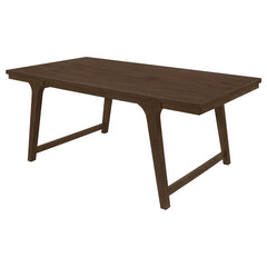 Reynolds Rectangular Dining Table Brown Oak - 107591