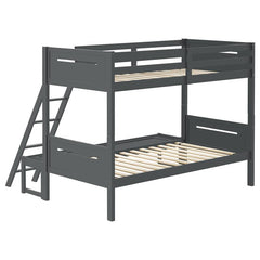 Littleton Wood Twin Over Full Bunk Bed Grey - 405052GRY