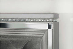 Eleanor Wood Queen Panel Bed Metallic Mercury - 223461Q