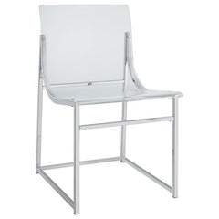 Adino Acrylic Dining Side Chair Clear and Chrome (Set of 2) - 121182