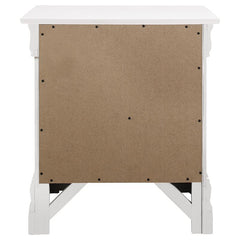 Louis Philippe 2-drawer Nightstand White - 204692