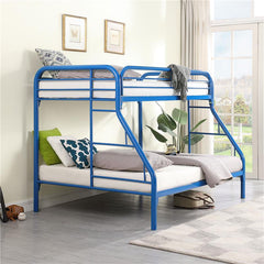 Morgan Metal Twin Over Full Bunk Bed Blue - 2258B