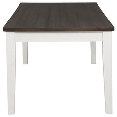 Kingman 5-piece Rectangular Dining Set Espresso and White - 109541-S5