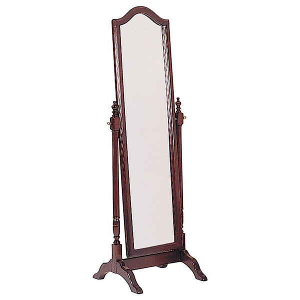 Cabot Wood Adjustable Full Length Cheval Mirror Merlot - 3103