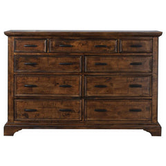 Elk Grove 4-piece Eastern King Bedroom Set Vintage Bourbon - 203891KE-S4