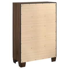 Brandon 5-drawer Chest Medium Warm Brown - 205325