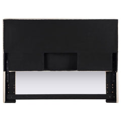 Pirro Upholstered King Panel Headboard Sand - 315980K