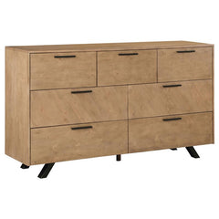 Taylor 5-piece Eastern King Bedroom Set Light Honey Brown - 223421KE-S5