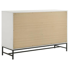 Sonora 5-piece Eastern King Bedroom Set White - 224861KE-S5
