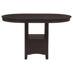 Lavon Oval Counter Height Table Espresso - 102888