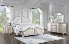 Evangeline 4-piece California King Bedroom Set Silver Oak - 223391KW-S4