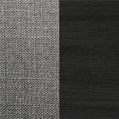 Stevie Upholstered Demi Arm Dining Side Chairs Brown Grey and Black (Set of 2) - 115112