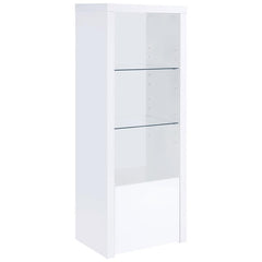 Jude 3-piece 71" TV Entertainment Center White High Gloss - 704251-SET