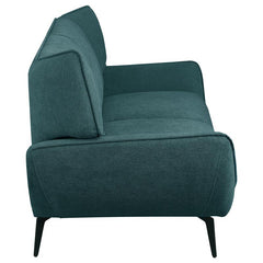 Acton Upholstered Flared Arm Sofa Teal Blue - 511161