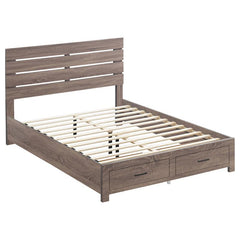 Brantford 5-piece Eastern King Bedroom Set Barrel Oak - 207040KE-S5