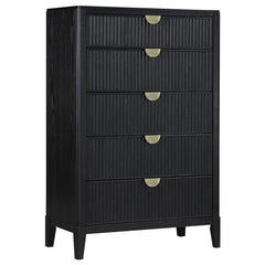 Brookmead 5-drawer Bedroom Chest Black - 224715