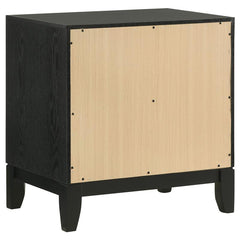 Valencia 2-drawer Nightstand Black - 223042