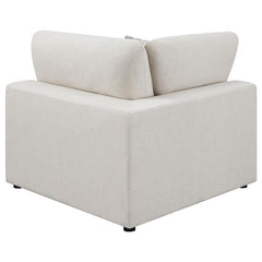 Serene 4-piece Upholstered Modular Sectional Sofa Beige - 551321-SETB