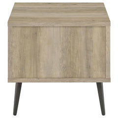 Welsh Square Engineered Wood Side End Table Antique Pine - 701037