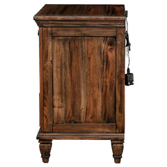 Avenue 3-drawer Nightstand Weathered Burnished Brown - 223032