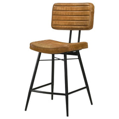 Partridge Upholstered Counter Height Stools with Footrest (Set of 2) - 110649