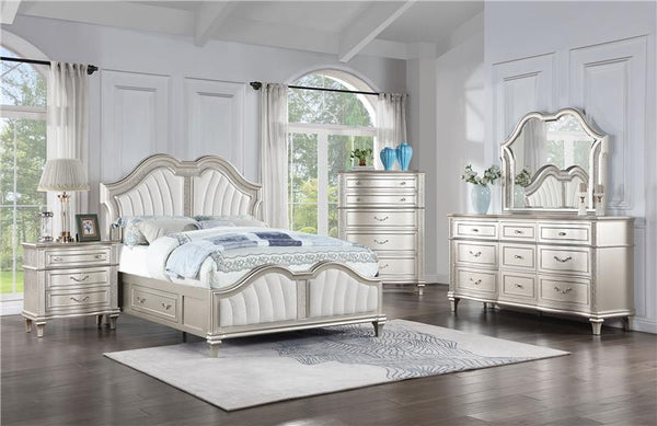Evangeline 5-piece California King Bedroom Set Silver Oak - 223390KW-S5