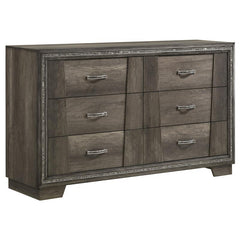 Janine 5-piece Queen Bedroom Set Grey - 223551Q-S5