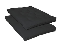 9" Deluxe Innerspring Futon Pad Black - 2009IS