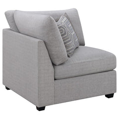 Cambria Upholstered Corner Grey - 551512