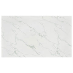 Athena Rectangle Dining Table with Marble Top Chrome - 110101