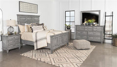 Avenue 4-piece Queen Bedroom Set Weathered Grey - 224031Q-S4