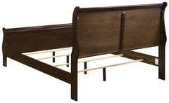 Louis Philippe 4-piece Eastern King Bedroom Set Cappuccino - 202411KE-S4