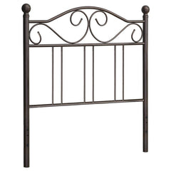 Ellis Metal Twin Open Frame Headboard Dark Bronze - 450103T