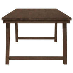 Reynolds Rectangular Dining Table Brown Oak - 107591