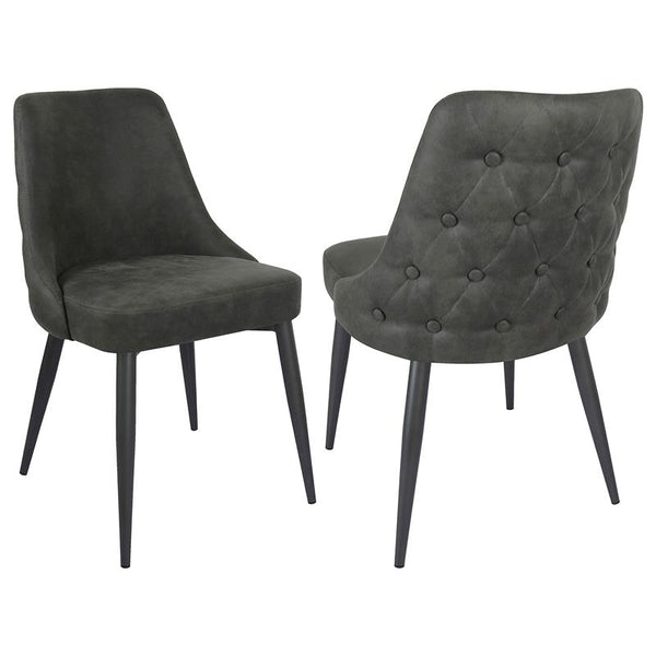 Cosmo Upholstered Curved Back Side Chairs (Set of 2) - 106046