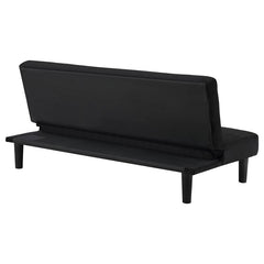 Stanford Upholstered Tufted Convertible Sofa Bed Black - 360238