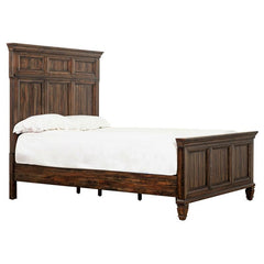 Avenue Wood Eastern King Panel Bed Weathered Burnished Brown - 223031KE