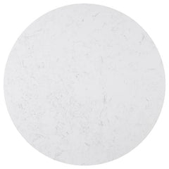 Sherry Round Dining Table Rustic Espresso and White - 115490