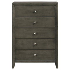 Serenity 5-piece Eastern King Bedroom Set Mod Grey - 215841KE-S5