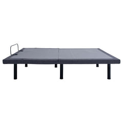 Clara Eastern King Adjustable Bed Base Grey and Black - 350131KE