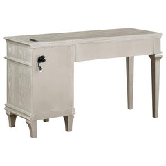 Evangeline 4-drawer Vanity Desk Makeup Table Silver Oak - 223397