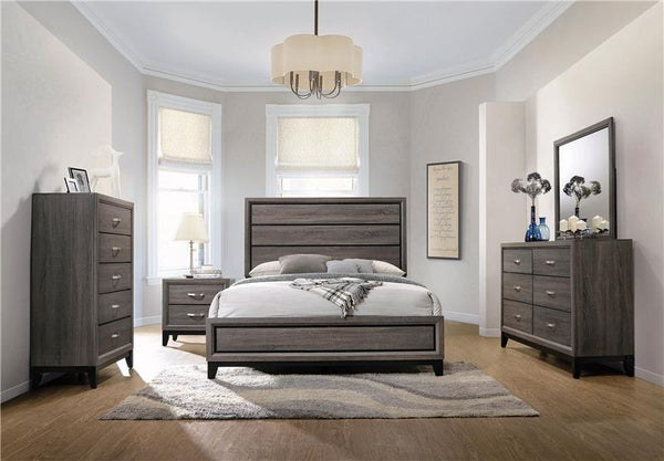 Watson 5-piece Queen Bedroom Set Grey Oak - 212421Q-S5