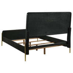 Arini 5-piece Queen Bedroom Set Black and Natural - 224330Q-S5