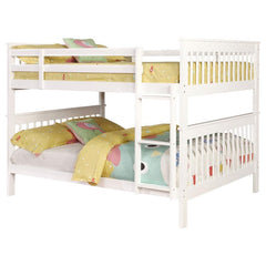 Chapman Wood Full Over Full Bunk Bed White - 460360