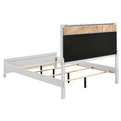Barzini 4-piece California King Bedroom Set White - 205891KW-S4