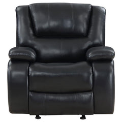 Camila Upholstered Glider Recliner Chair Black - 610246