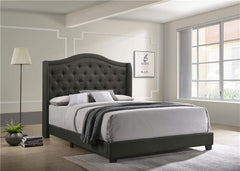 Sonoma Upholstered Queen Wingback Bed Grey - 310072Q